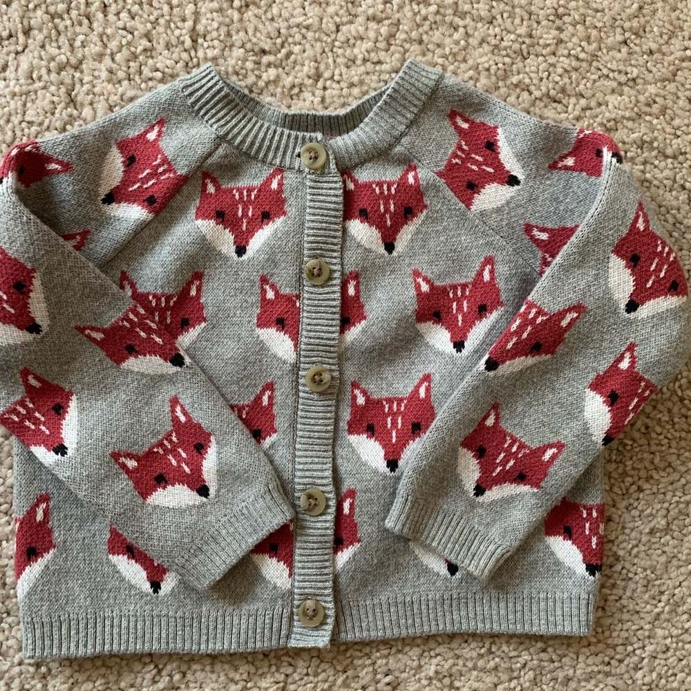 Tea Collection Fox Cardigan